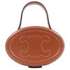 CELINE Handbag Oval Menodiaire Cuir Triomphe Smooth scarf skin Tan 198613 Used