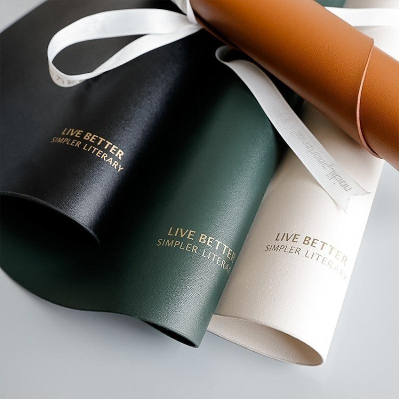 2pcs/set Leather Tableware Mat Dinner Pad Waterproof Table Mat Insulation Coaster Placemats for Restaurant Kitchen Home