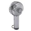 Mini Handheld Fan Transparent with Hook Quiet Small Pocket Fan 1200mAh Rechargeable Battery