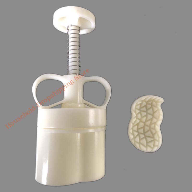 85AD Mooncake Mold 50g Peanut Stamp Cake Cookie Mould Cutter Hand Pressure Baking Accessories Mid-Autumn Festival