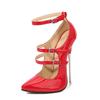 Metal Heel Nightclub Fun Bed Plus Size High Heels Stiletto 16cm  Super High Heels Sexy for Party WZ