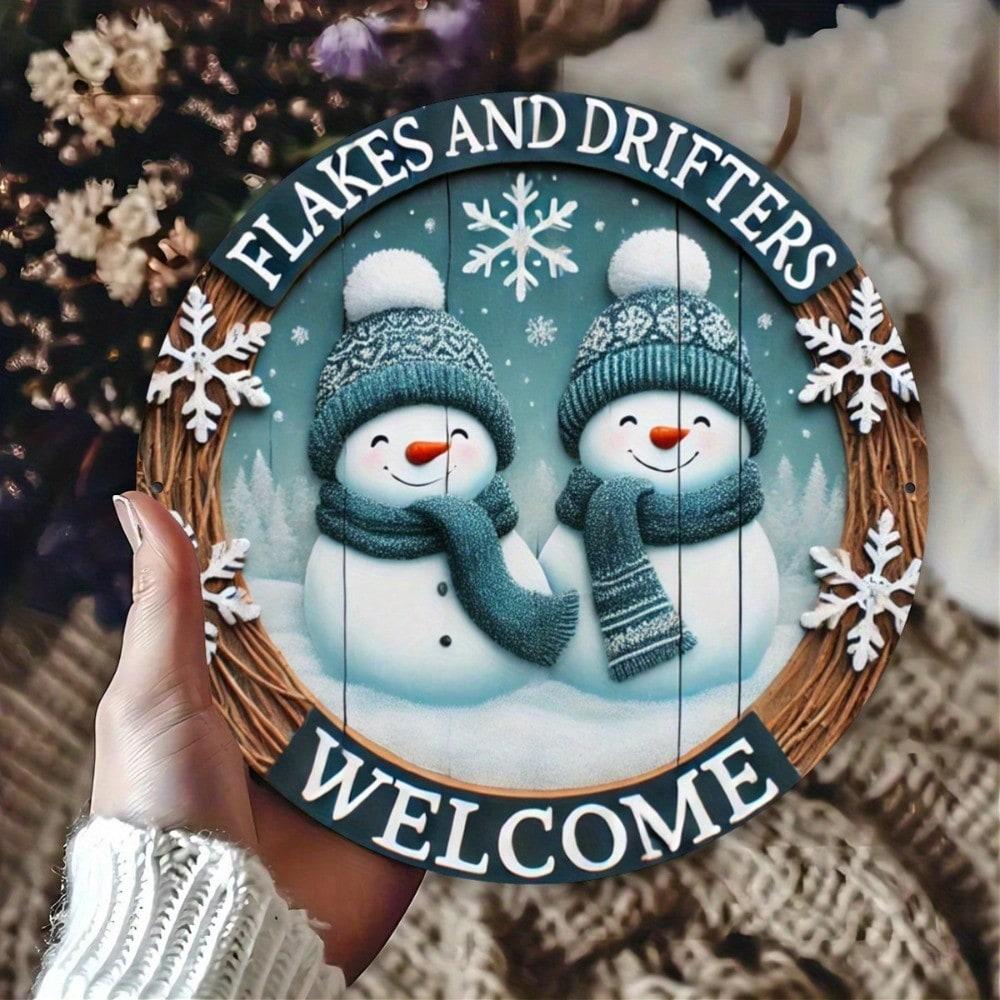 Vintage Floral Metal Wall Art Farmhouse Decor Rustic Storage Basket 20x20