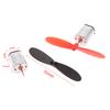 2Pcs N20 Dc Motor With Black Red Propeller Cw Ccw Model Airplane Helicopter Fan Diy Dropshipping