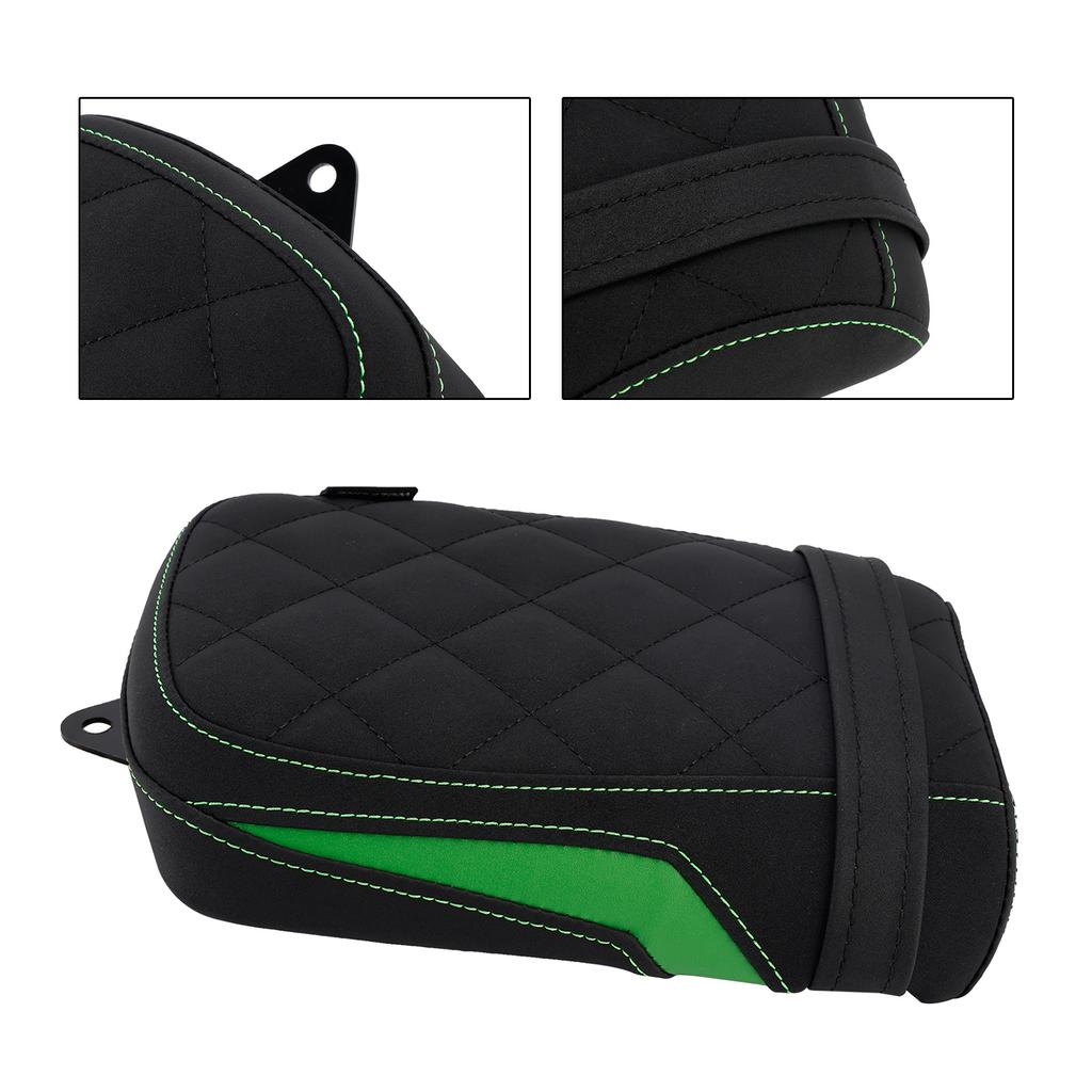 Rear Seat Passenger Cushion Flat Pu Fit For Kawasaki Eliminator 500 24-25