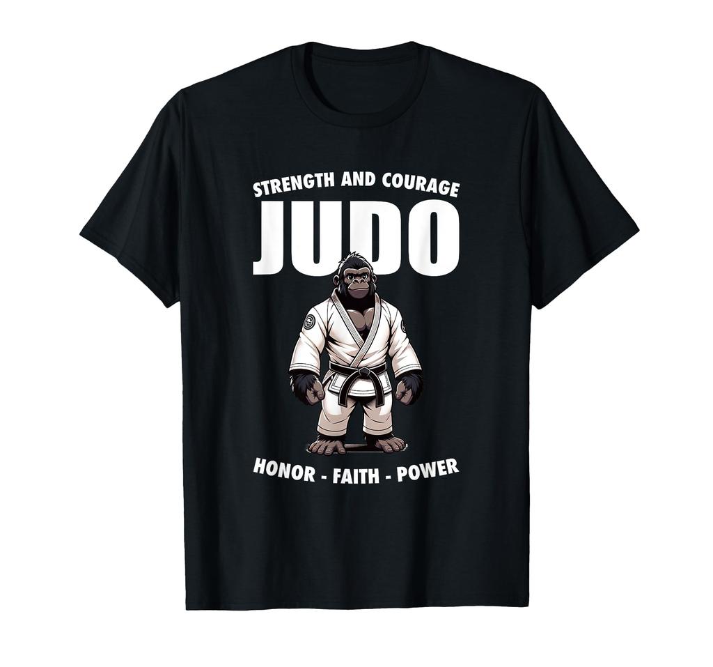 Judo Gorilla Cute Japanese Judoka - T-shirt