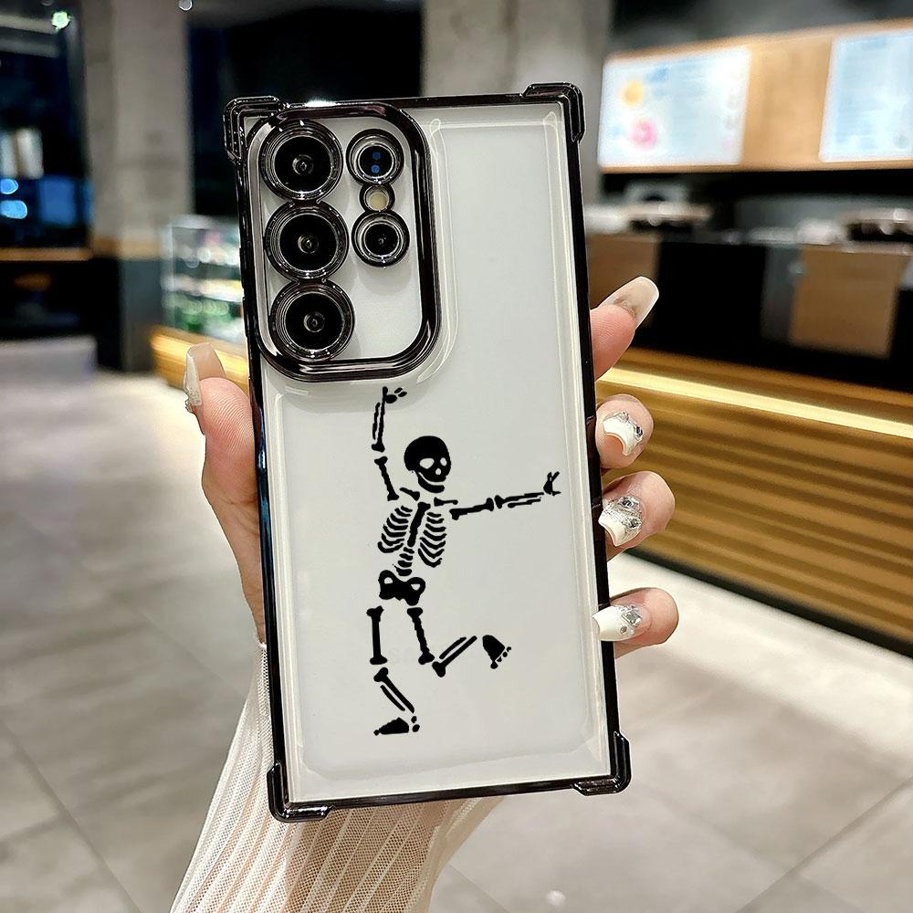 Skull Head Bone Street Dance Funda For Samsung S26Ultra Phone Case For Galaxy S25 FE S26 S24 S23 S22 S21 Ultra S20 Plus 5G Cover