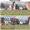 GORGECRAFT 2 Sheet Butterfly Car Decal Set Butterfly Vinyl Waterproof Sticker Women Car Stickers and Reflective Decals for Car Bumper Window Laptop