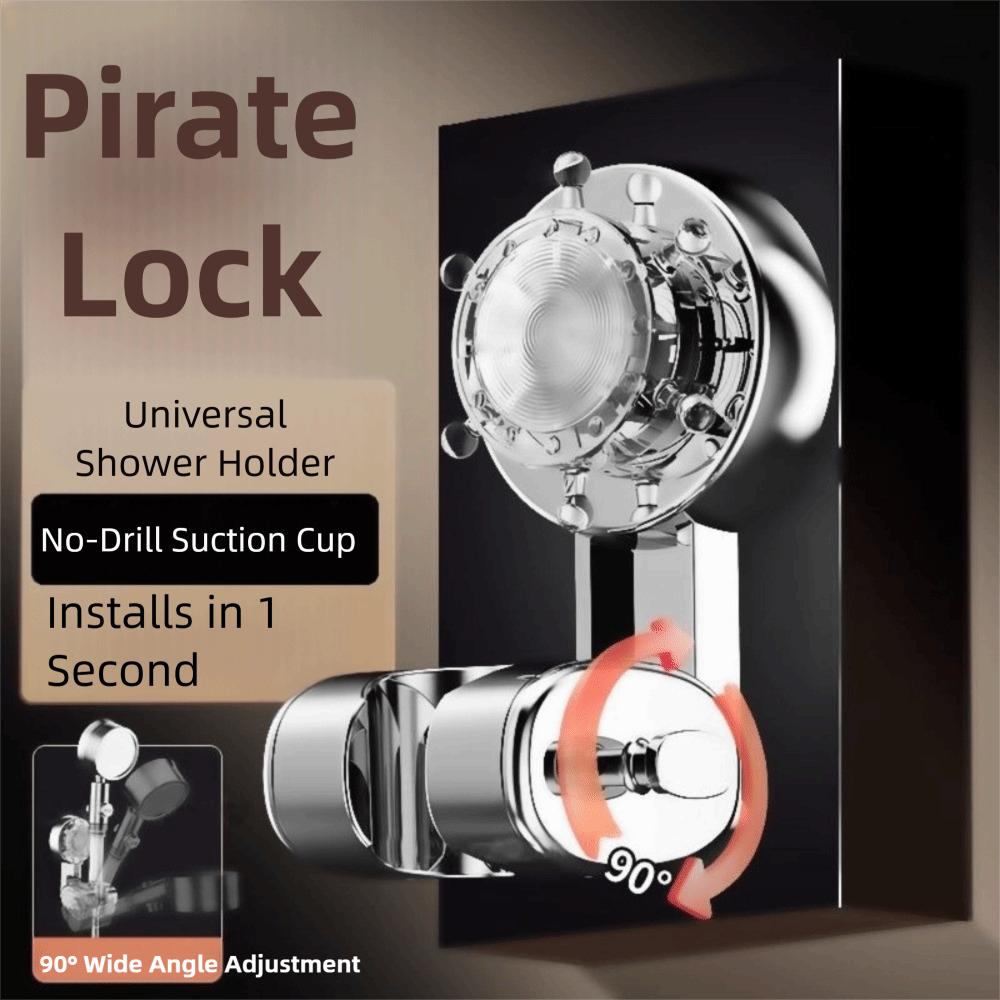 Removable Wall Mount Bracket 360° Adjustable Showerhead Holder Home Organization