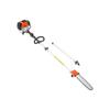 Gas Pole Saw, 33CC 2 Stroke Gas Powered Pole Saws with 35.6 Cm Cutting Bar, Cordless Tree Trimmer with 850ml Fuel Tank, 2.2 To 2.94 M Extendable,