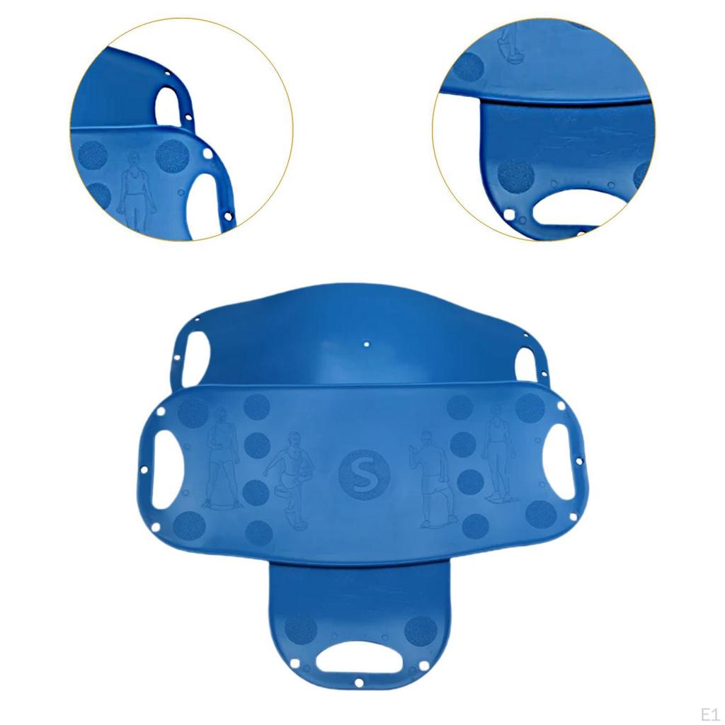 Fitness Balance Board mit Griff Wippe Anti-Rutsch-Wackelbrett für Kraft- und Flexibilitätstraining