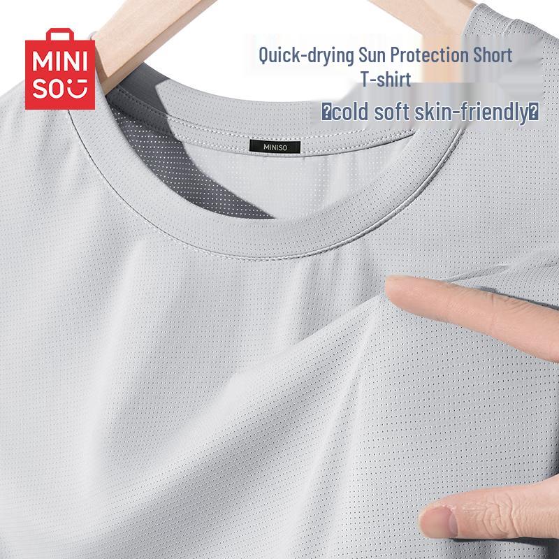 MINISO Men s Quick-Dry UPF50+ Sun Protection T-Shirt 3XL