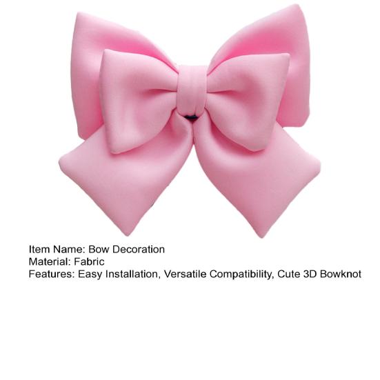Accessorio Casco Fiocco 3D Decorazione Moto Fiocco con Adesivo Carina Decorazione Fiocco per Caschi Donna Bambina Veicolo Elettrico