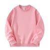 Autumn Cotton Fleece Crew Neck Sweatshirt for Kids - Trendy College Style with Printed Logo, Loose and Casual Fit
