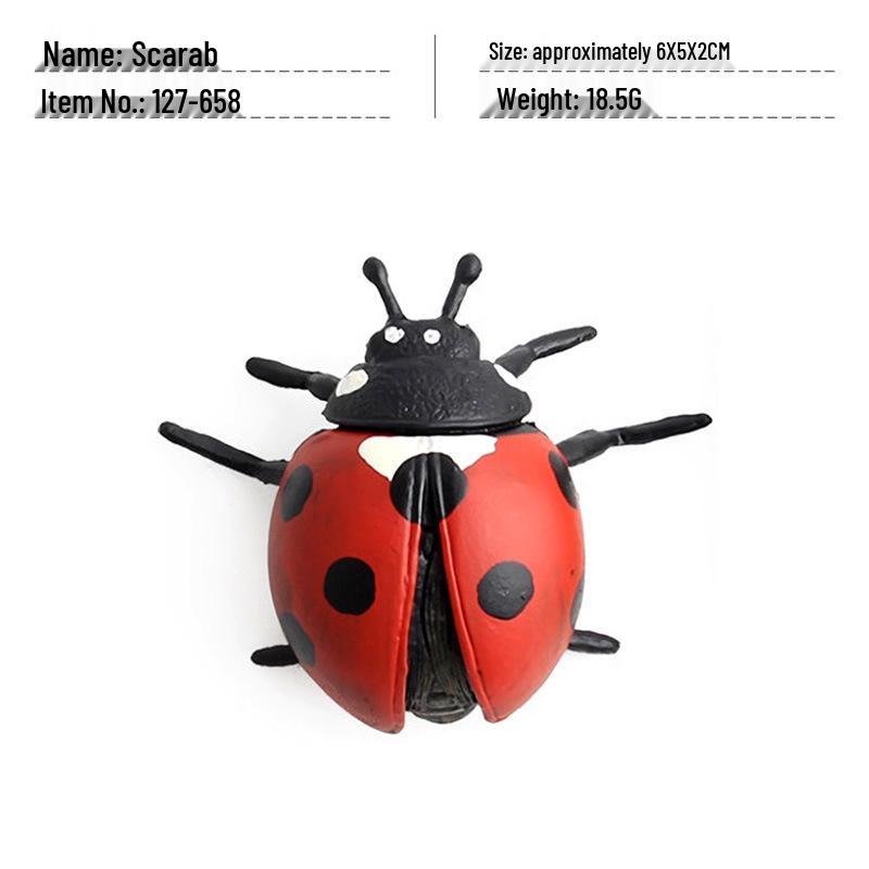 Cross-Border Children's Cognitive Insect Model Toy Set