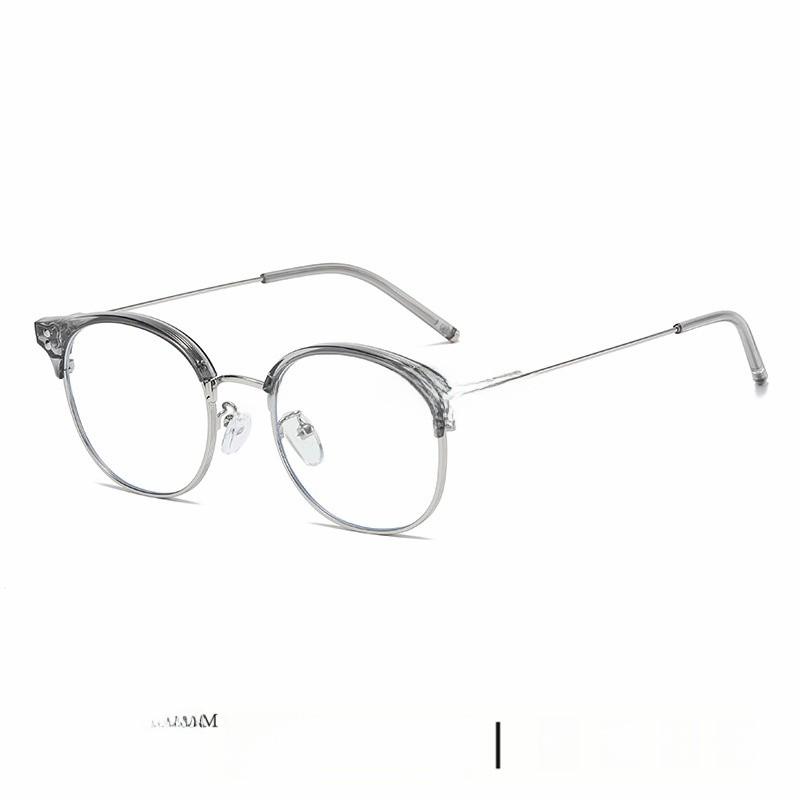 Elegant Flat Eyewear With Antiradiation Lenses For Office And Casual Use