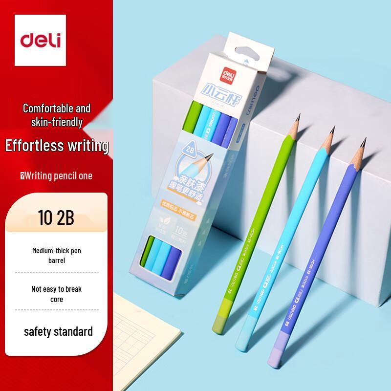 Deli Triangular Graphite Pencils (10-Pack)