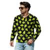 Men's Street Casual Loose Fit V-Neck Tee with Christmas Print