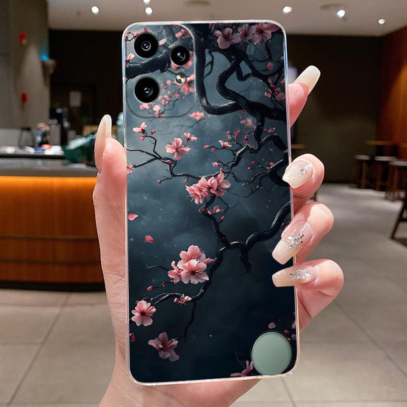 

For Nothing CMF Phone 2 Pro 5G CMFPhone2Pro Phone2Pro Phone Case Luxury Fashion Butterfly Flowers Clear Soft Silicone Case Cover Nothing CMF Phone 2 Pro