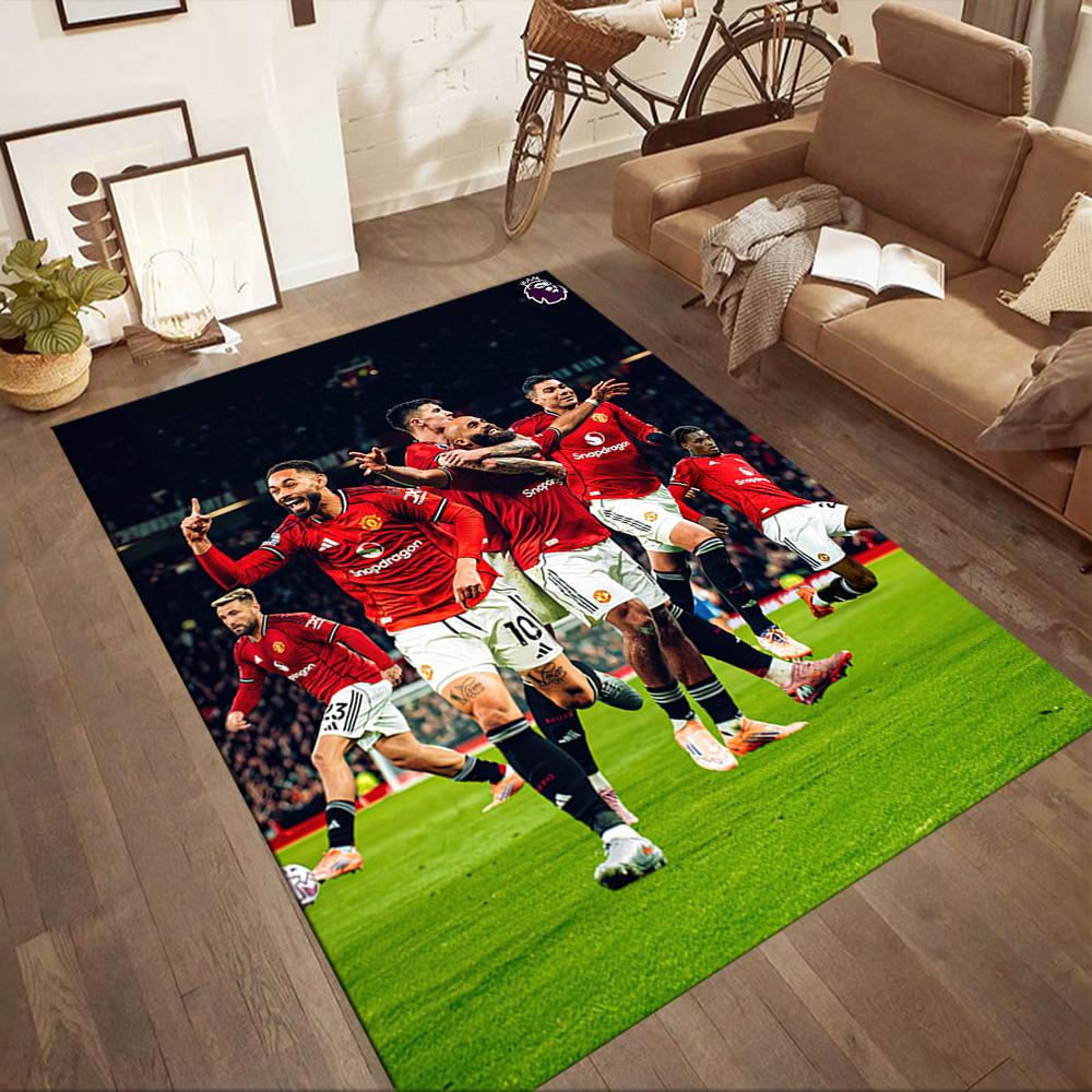 Manchester Floor Mat Suitable For Game Room Dormitory Outdoor Dining Room Antislip Carpet Anime Office Decor