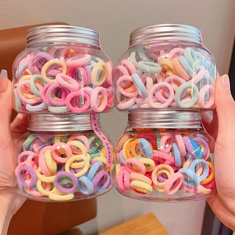 Fashionable Hair Ties for Girls - Small Size Rubber Bands and Hair Accessories