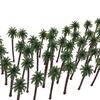 Green Cherry Palm Pine Forest N Architectural Tree 15cm 25 Pieces [DauStage] Blossom, Bamboo, Trees, Willow, Model, Gauge, Diorama, Railway,
