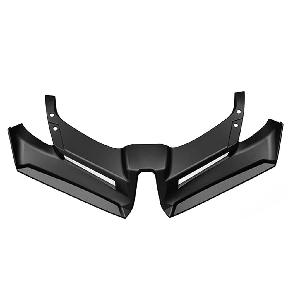 

Motorcycle Front Fairing Aerodynamic Wing Cover Windshield Extension Lower Chin Fairing Accessory For Honda PCX160 -2024 матовый черный