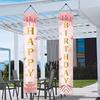 Black Gold Door Curtain Hanging Banner Happy Birthday Party Decor Adult 30th 40th 50th Birthday Party Anniversary Supplies