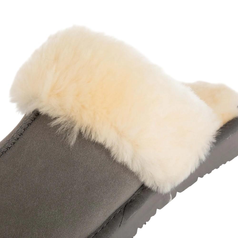 EverAu Womens/Ladies Raven Suede Slippers