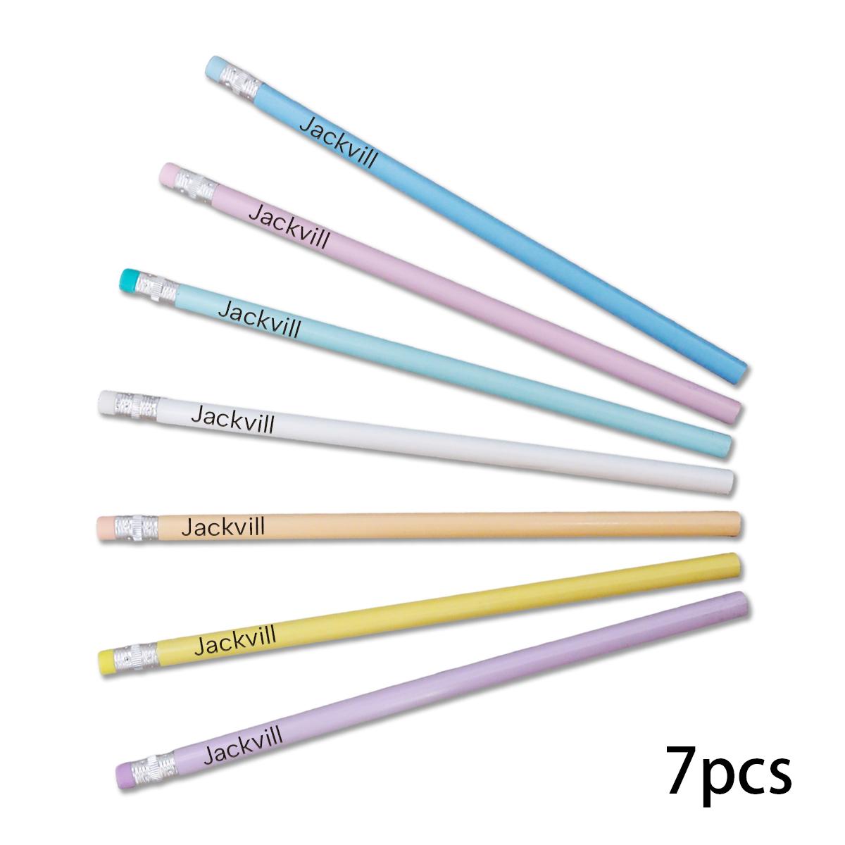 

Custom Text Pencils,Personalized Pencils For Kids,Customized Birthday Pencils,Customizable Cute Pencils, 7pcs