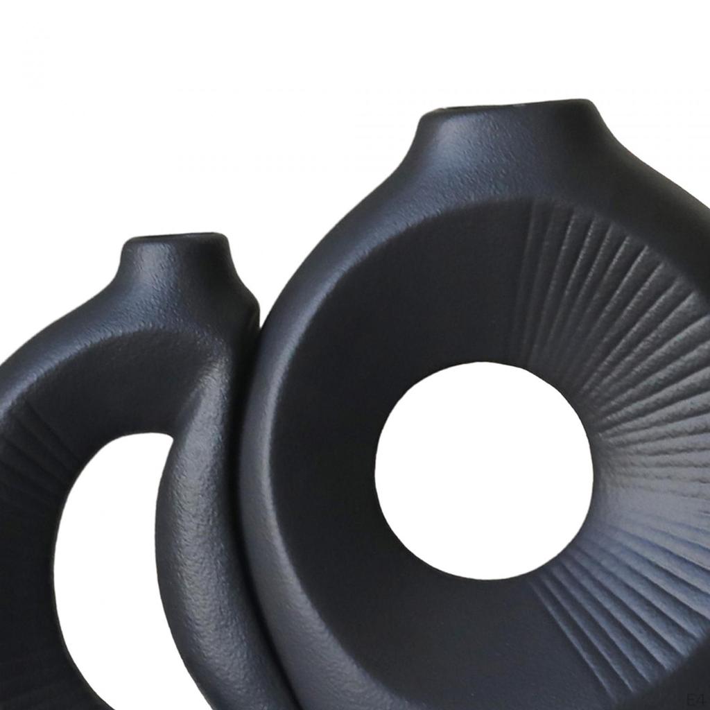 Keramik-Blumenvase, hohl, ästhetisch, nordisch, modern, Blumentopf, minimalistisch für