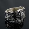 Men's Vintage Compass Hip Hop Punk Eight-Pointed Star Rings