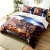 Attack on Titan 3pc Duvet Cover Set Simple Modern Bedding Set Wrinkle Resistant Soft Fabric All Season Use a perfect gift