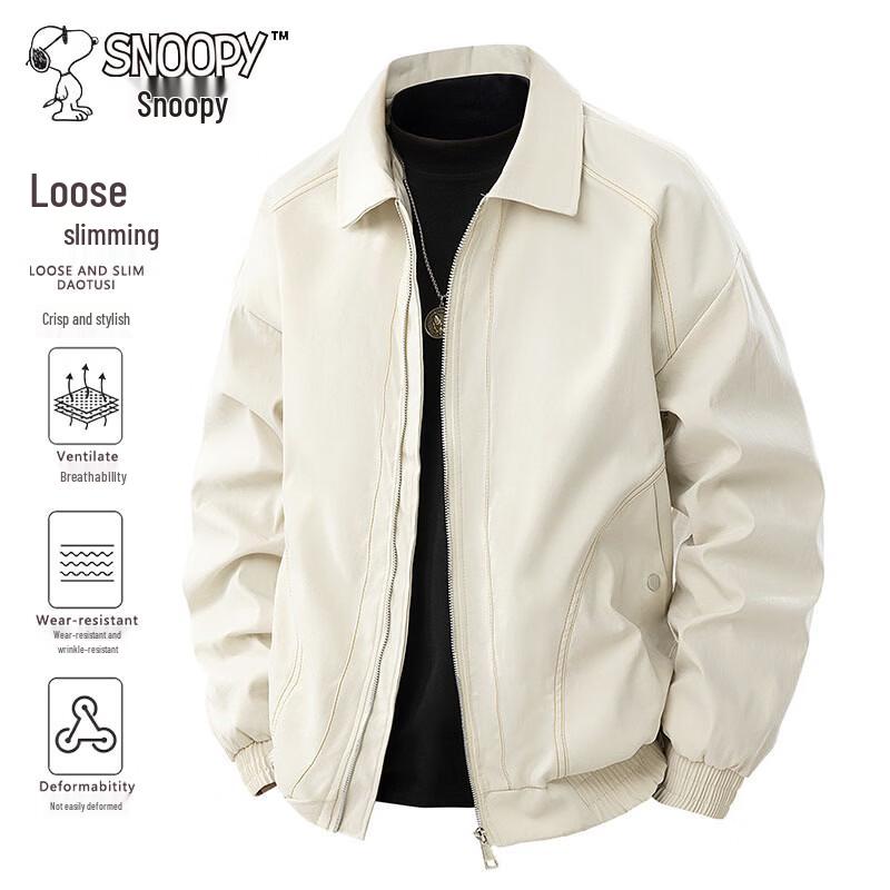 

Snoopy Men s Spring Autumn Casual Jacket 2XL
