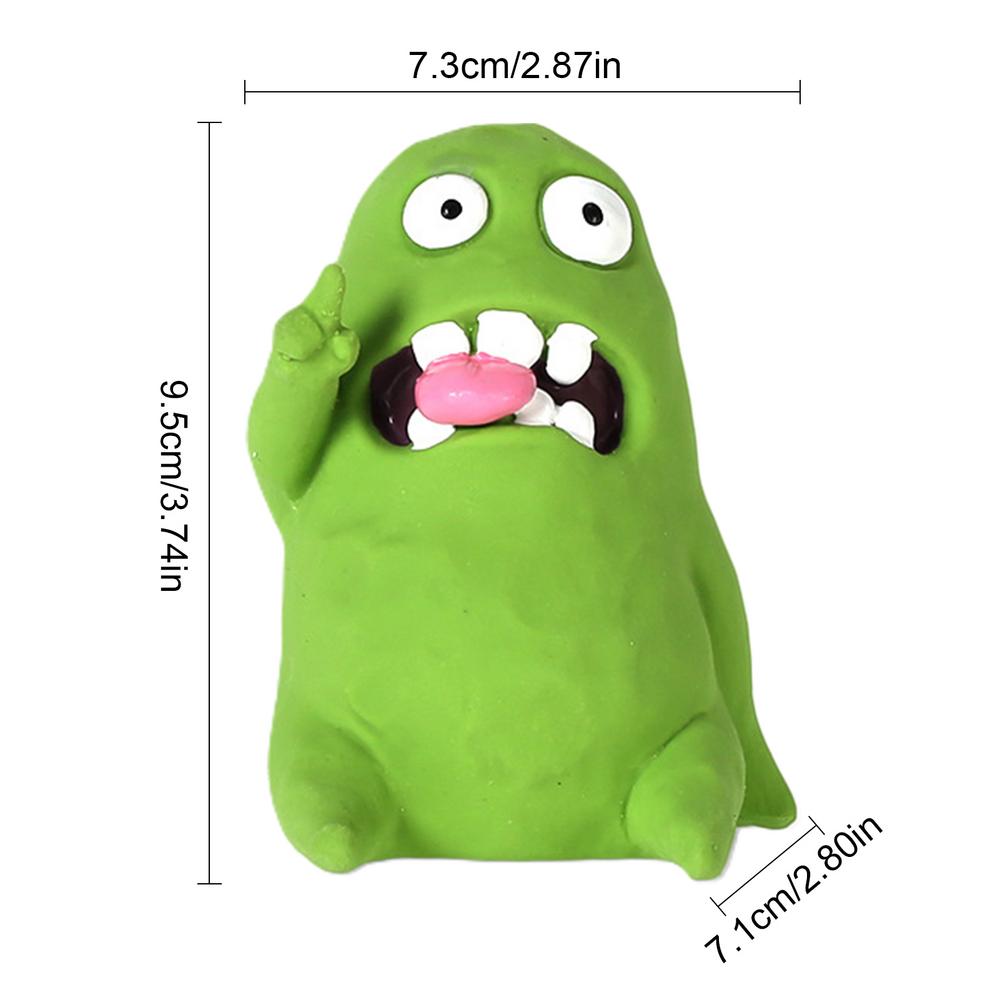 

Small Dogs Squeaky Toys Funny Indestructible Squeaky Dog Toy Interactive Puppy Teething Accessory For Small Medium Large Pets зелений