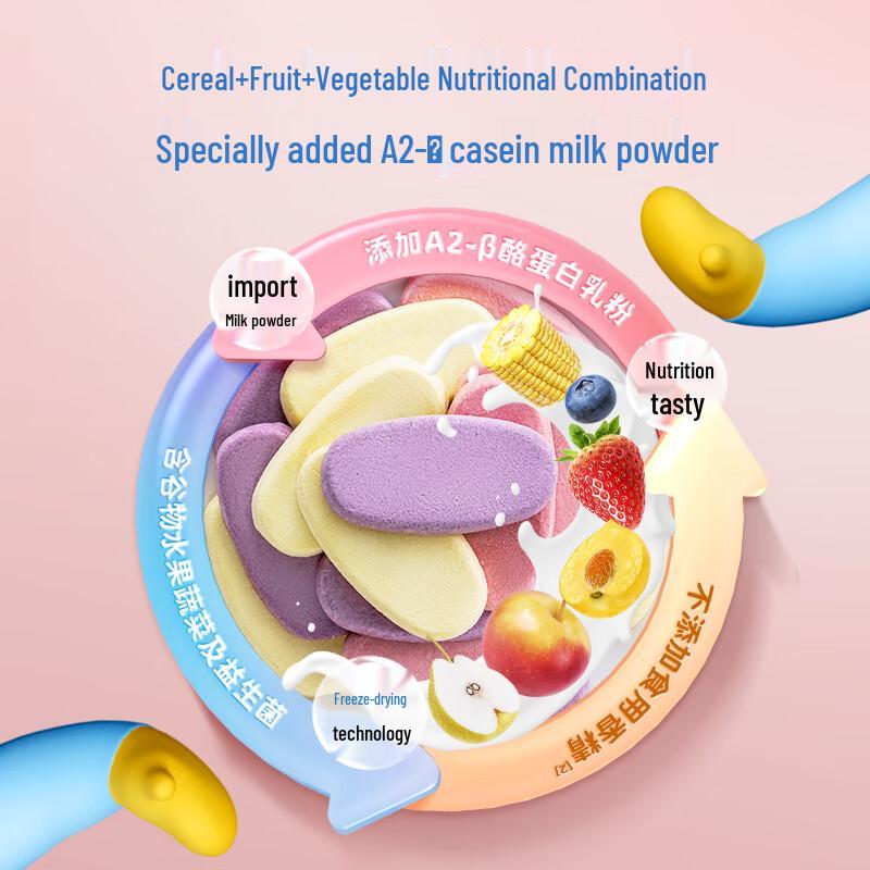 XiaoLuLanLan Baby Rice Crackers