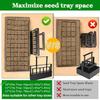 NNG 6 Cell Soil Blocker,1.45 Inch Soil Block Maker with Handle,Soil Blocking Tool for Seed Starting Germination,Grow Seedling