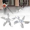 Air Compressor Fan Leaf Heat Dissipation Engineering Fan Leaf Replacement 5 Leaf Fan Leaf 12/15cm