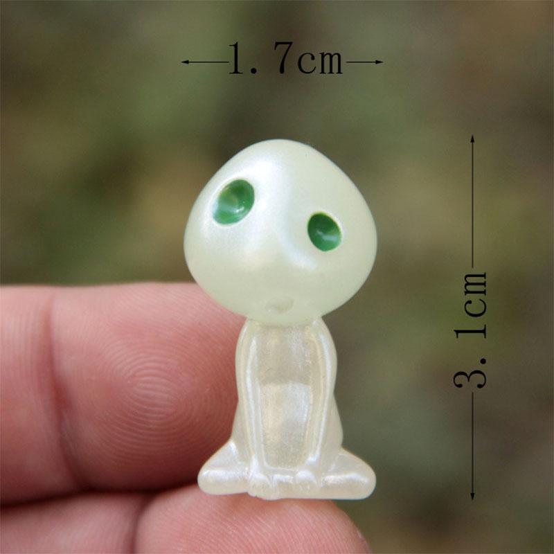 Enchanting Mini Mononoke Luminous Tree Elves Doll Ornament For Micro Landscape Bonsai