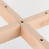 Sgabello da Bar e Gambe per Sedia in Legno di Faggio - Accessori per Mobili in Legno Massello per Fioriere