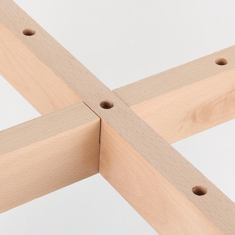 Sgabello da Bar e Gambe per Sedia in Legno di Faggio - Accessori per Mobili in Legno Massello per Fioriere