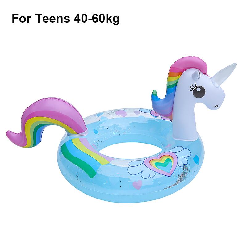 Rooxin Aufblasbarer Pool Schwimmer Schwimmring Tube für Kinder Erwachsene Wasserspiel Schwimmsitzring Schwimmkreis Sommer Strandparty