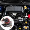 Radiator Fan Controller Switches Kit 12V 40A Adjustable Temperature Range 104-230°F, LED Display,Double Fan Relays