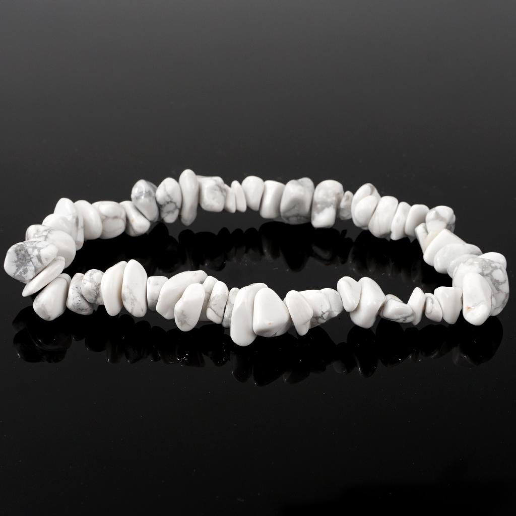 Natural stone bracelet beaded natural gravel elastic stacking wearing versatile high-end light luxury hot-selling bracelet