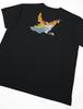 The North Face Short Sleeve Water Grid Water UV Size S Women's Tee, Repellent, Anti-Static, Protection, Amphibious, Black,