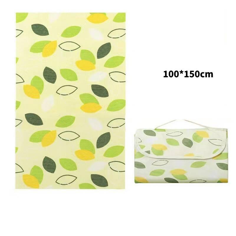 

Пикник Открытый Коврик Утолщенный Дизайн Пляж Весенние Прогулки Кемпинг Водонепроницаемые Коврики 100*150cm белый