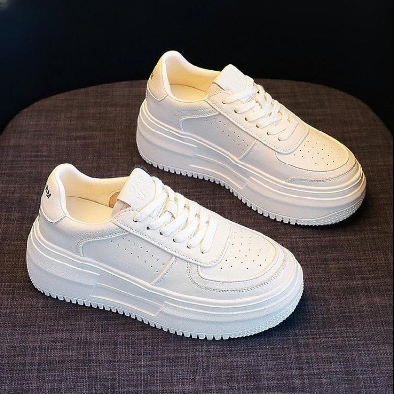 Summer New Thick Sole Little White Shoes Casual Woman Vulcanize Sneakers Fashion Breath Sport Shoes Platform Comfor Flats Shoes