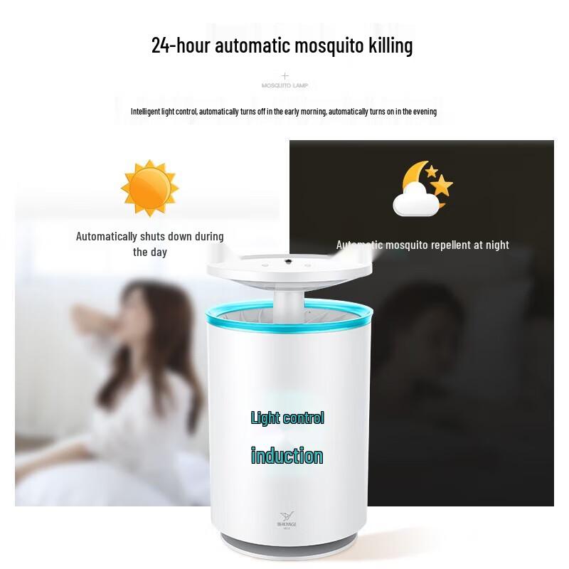 YAGE Bionic Light-Controlled Mosquito Killer Lamp with Night Light