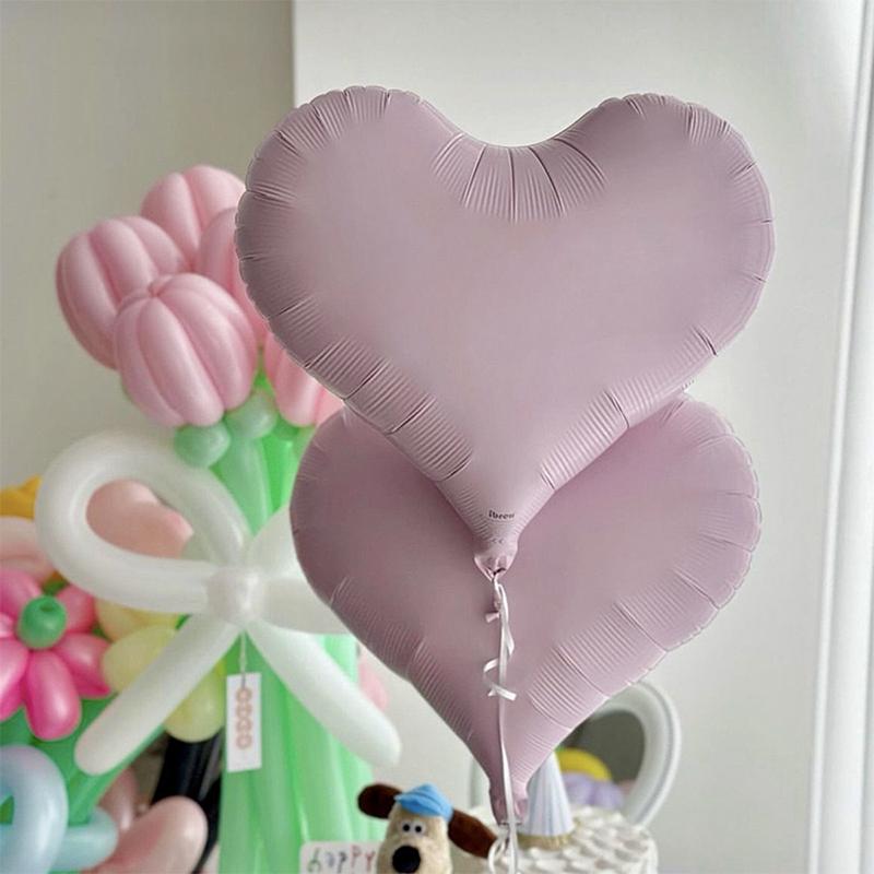 2pcs Macaron Multicolored Love Balloons Birthday Party Valentines Day Wedding Anniversary Decorations Heart Balloon