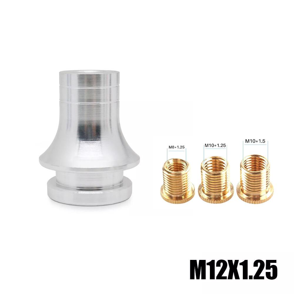 M12x1.25 Car Thread Metal Manual Shift Knob Boot Retainer Jam Nut Adapter Parts