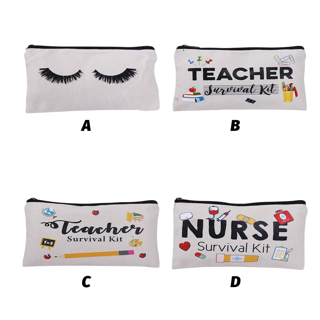 Makeup Bag Storage Sack Canvas Pouch Fine Workmanship Cartoon Fashionable Multipurpose Ple Style Chic Design Exquisite